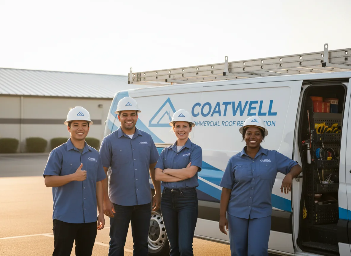 Commercial roof coating company in Sloan, NV